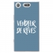 TPU0XZ1COMPVENDREVEBLEU - Coque souple pour Sony Xperia XZ1 Compact avec impression Motifs vendeur de rêves bleu