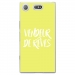 TPU0XZ1COMPVENDREVEJAUNE - Coque souple pour Sony Xperia XZ1 Compact avec impression Motifs vendeur de rêves jaune