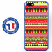 TPU0Y52018AZTEQUEJAUROU - Coque souple pour Huawei Y5 (2018) avec impression Motifs aztèque jaune et rouge