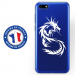 TPU0Y52018DRAGONTRIBAL - Coque souple pour Huawei Y5 (2018) avec impression Motifs dragon tribal