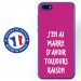 TPU0Y52018RAISONFUSHIA - Coque souple pour Huawei Y5 (2018) avec impression Motifs marre d'avoir raison fushia