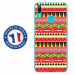 TPU0Y62019AZTEQUEJAUROU - Coque souple pour Huawei Y6 (2019) avec impression Motifs aztèque jaune et rouge