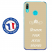 TPU0Y62019BOUDERTAUPE - Coque souple pour Huawei Y6 (2019) avec impression Motifs Bouder pour mieux Régner taupe