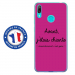 TPU0Y62019CHIANTEFUSHIA - Coque souple pour Huawei Y6 (2019) avec impression Motifs Avant, j'étais chiante fushia
