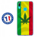 TPU0Y72019RASTA - Coque souple pour Huawei Y7 (2019) avec impression Motifs rasta