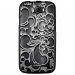 TPU1BARRYARABESQUENOIR - Coque souple pour Wiko Barry avec impression Motifs arabesque noir