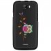 TPU1BARRYCHOUETTEBRANCHE - Coque souple pour Wiko Barry avec impression Motifs chouette sur une branche