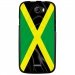 TPU1BARRYDRAPJAMAIQUE - Coque souple pour Wiko Barry avec impression Motifs drapeau de la Jamaïque