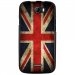 TPU1BARRYDRAPUKVINTAGE - Coque souple pour Wiko Barry avec impression Motifs drapeau UK vintage