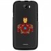 TPU1BARRYIRONBUSTE - Coque souple pour Wiko Barry avec impression Motifs buste Iron