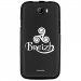 TPU1BARRYTRISKEL - Coque souple pour Wiko Barry avec impression Motifs Triskel Celte blanc