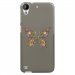 TPU1DES630PAPILLONSEUL - Coque souple pour HTC Desire 630 avec impression Motifs papillon psychédélique
