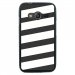TPU1G318BANDESBLANCHES - Coque Souple en gel pour Samsung Galaxy Trend 2 Lite avec impression bandes blanches
