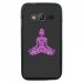 TPU1G318BOUDDHAMAUVE - Coque Souple en gel pour Samsung Galaxy Trend 2 Lite avec impression bouddha mauve