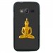 TPU1G318BOUDDHAOR - Coque Souple en gel pour Samsung Galaxy Trend 2 Lite avec impression bouddha or