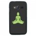 TPU1G318BOUDDHAVERT - Coque Souple en gel pour Samsung Galaxy Trend 2 Lite avec impression bouddha vert