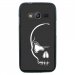 TPU1G318CRANE - Coque Souple en gel pour Samsung Galaxy Trend 2 Lite avec impression crâne blanc