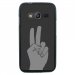 TPU1G318MAINPEACE - Coque Souple en gel pour Samsung Galaxy Trend 2 Lite avec impression main Peace and Love