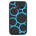 TPU1G318RONDSBLEUS - Coque Souple en gel pour Samsung Galaxy Trend 2 Lite avec impression ronds bleus