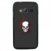 TPU1G318SKULLTRIBAL - Coque Souple en gel pour Samsung Galaxy Trend 2 Lite avec impression tête de mort sur fond tribal