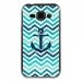 TPU1GALJ1ANCRE - Coque souple pour Samsung Galaxy J1 SM-J100F avec impression Motifs ancre
