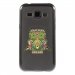 TPU1GALJ1CHOUETTE - Coque souple pour Samsung Galaxy J1 SM-J100F avec impression Motifs chouette psychédélique