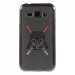 TPU1GALJ1DARKVA - Coque souple pour Samsung Galaxy J1 SM-J100F avec impression Motifs Dark et sabres lasers