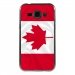 TPU1GALJ1DRAPCANADA - Coque souple pour Samsung Galaxy J1 SM-J100F avec impression Motifs drapeau du Canada