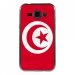 TPU1GALJ1DRAPTUNISIE - Coque souple pour Samsung Galaxy J1 SM-J100F avec impression Motifs drapeau de la Tunisie