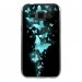TPU1GALJ1PAPILLONSBLEUS - Coque souple pour Samsung Galaxy J1 SM-J100F avec impression Motifs papillons bleus