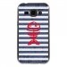 TPU1GALJ1POISSON - Coque souple pour Samsung Galaxy J1 SM-J100F avec impression Motifs squelette poisson