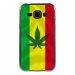 TPU1GALJ1RASTA - Coque souple pour Samsung Galaxy J1 SM-J100F avec impression Motifs rasta