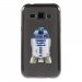 TPU1GALJ1ROBOT - Coque souple pour Samsung Galaxy J1 SM-J100F avec impression Motifs robot