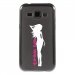 TPU1GALJ1SOSEXYBLANC - Coque souple pour Samsung Galaxy J1 SM-J100F avec impression Motifs So Sexy blanche