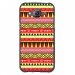 TPU1GALJ5AZTEQUEJAUNEROUGE - Coque Souple en gel pour Samsung Galaxy J5 avec impression Motifs aztèque jaune et rouge
