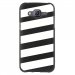 TPU1GALJ5BANDESBLANCHES - Coque Souple en gel pour Samsung Galaxy J5 avec impression Motifs bandes blanches