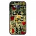 TPU1GALJ5LOVEVINTAGE - Coque Souple en gel pour Samsung Galaxy J5 avec impression Motifs Love Vintage