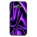 TPU1GALJ5SOIEMAUVE - Coque Souple en gel pour Samsung Galaxy J5 avec impression Motifs soie drapée mauve
