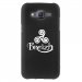 TPU1GALJ5TRISKEL - Coque Souple en gel pour Samsung Galaxy J5 avec impression Motifs Triskel celte blanc