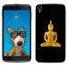 TPU1IDOL355BOUDDHAOR - Coque Souple en gel pour Alcatel Idol 3 5,5 avec impression Motifs bouddha or