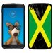 TPU1IDOL355DRAPJAMAIQUE - Coque Souple en gel pour Alcatel Idol 3 5,5 avec impression Motifs drapeau de la Jamaïque