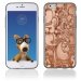 TPU1IPHONE6ARABESQUEBRONZE - Coque Souple en gel pour Apple iPhone 6 avec impression arabesque bronze