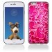 TPU1IPHONE6ARABESQUEFUSHIA - Coque Souple en gel pour Apple iPhone 6 avec impression arabesque fushia