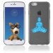 TPU1IPHONE6BOUDDHABLEU - Coque Souple en gel pour Apple iPhone 6 avec impression bouddha bleu