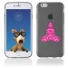 TPU1IPHONE6BOUDDHAFUSHIA - Coque Souple en gel pour Apple iPhone 6 avec impression bouddha fushia