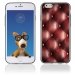 TPU1IPHONE6CAPITON - Coque Souple en gel pour Apple iPhone 6 avec impression effet capitonné bordeau