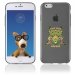TPU1IPHONE6CHOUETTE - Coque Souple en gel pour Apple iPhone 6 avec impression chouette psychédélique