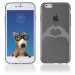 TPU1IPHONE6MAINCOEUR - Coque Souple en gel pour Apple iPhone 6 avec impression mains en forme de coeur