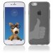 TPU1IPHONE6MAINPOUCE - Coque Souple en gel pour Apple iPhone 6 avec impression pouce levé