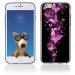 TPU1IPHONE6PAPILLONSFUSHIAS - Coque Souple en gel pour Apple iPhone 6 avec impression papillons fushias